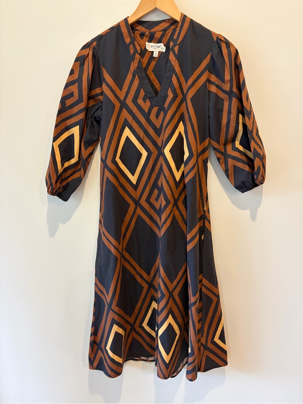 Mireil Midi Dress Porridge for Anthropologie XS